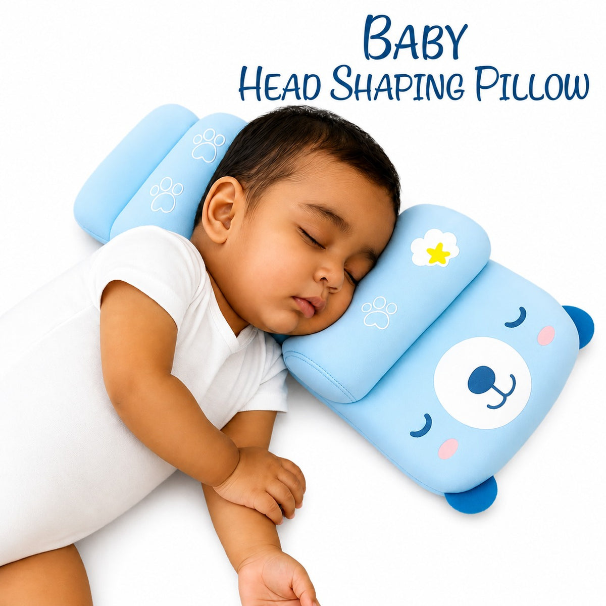 Adjustable Newborn Baby Head Shaping Pillow