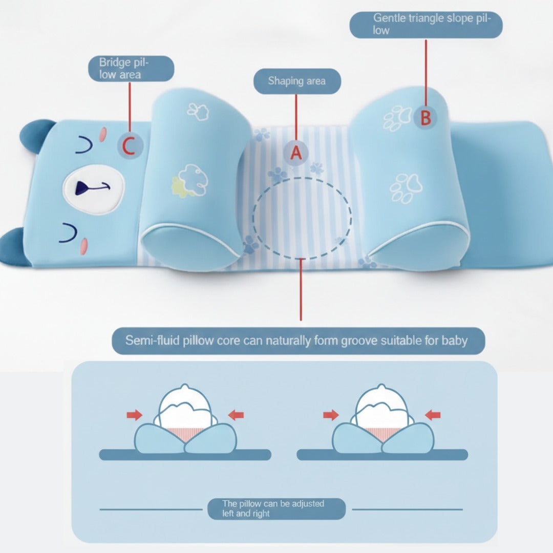 Adjustable Newborn Baby Head Shaping Pillow