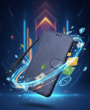 Classic Leather Wallet Flip Case