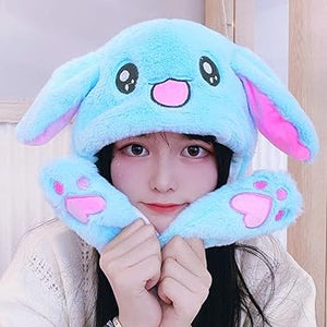 GlowBunny LED Plush Hat