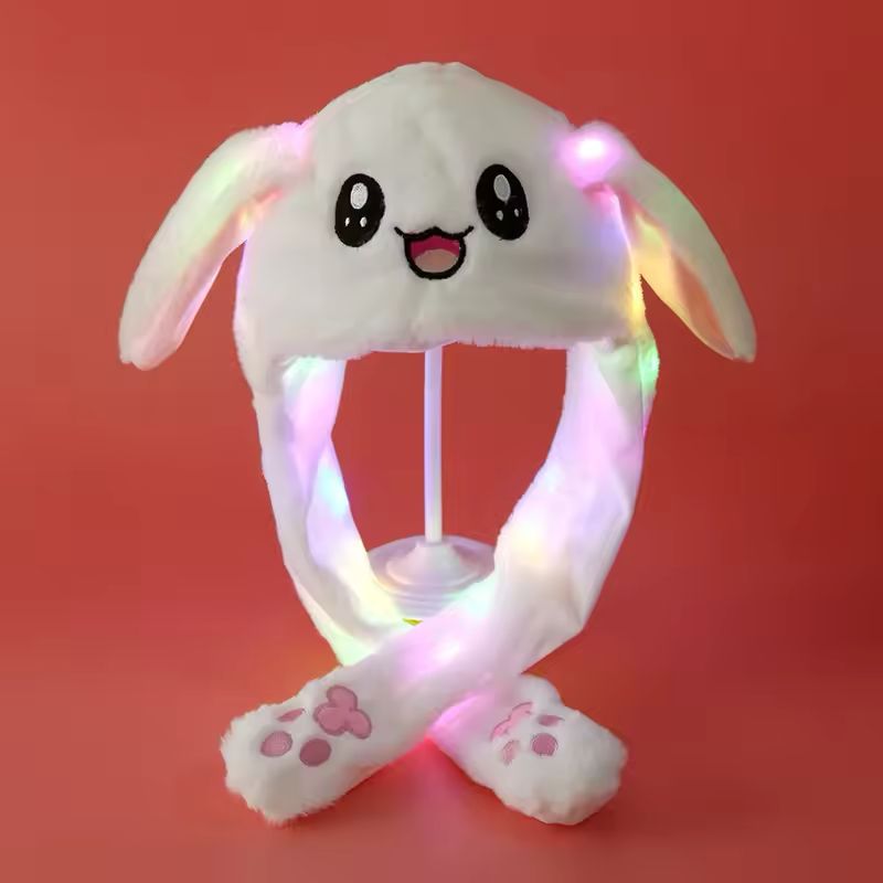 GlowBunny LED Plush Hat