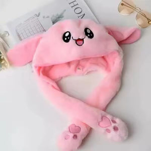 GlowBunny LED Plush Hat