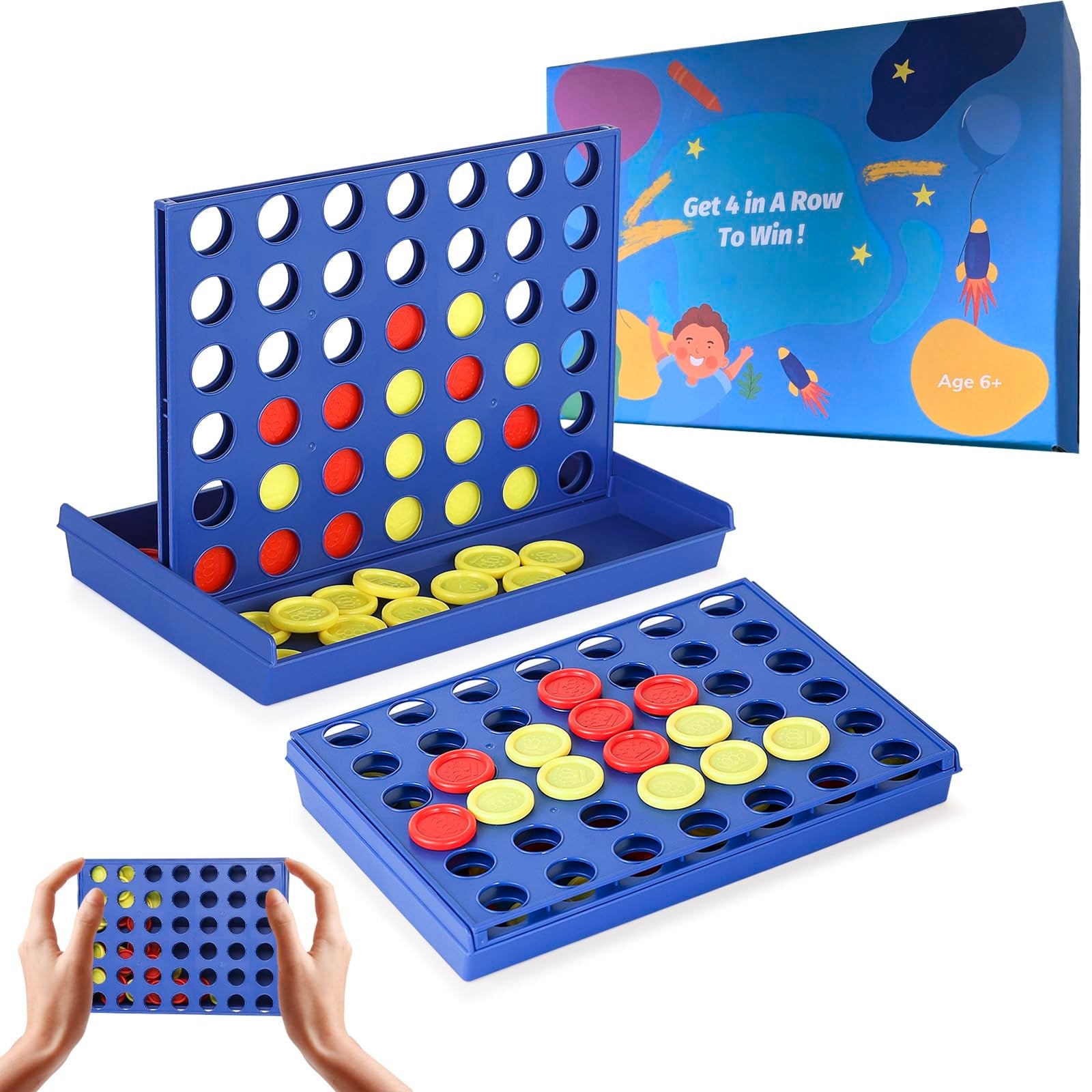 Four Connect Travel Board Game