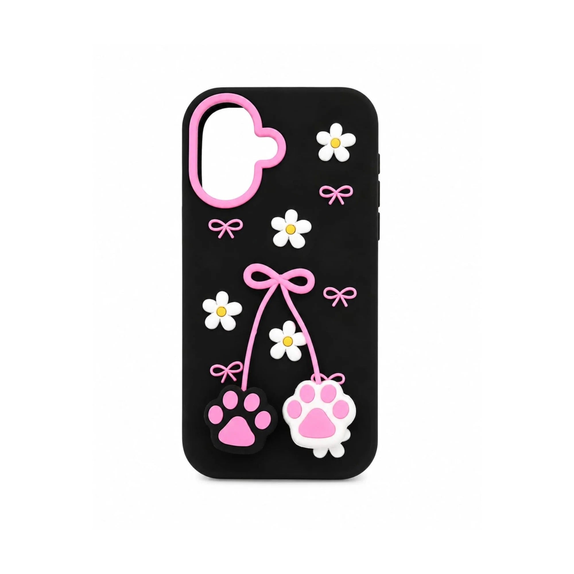 3D Cat Paw Daisy Case