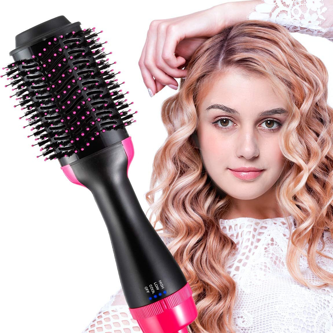 3-in-1 Hot Air Brush Hair Dryer & Volumizer