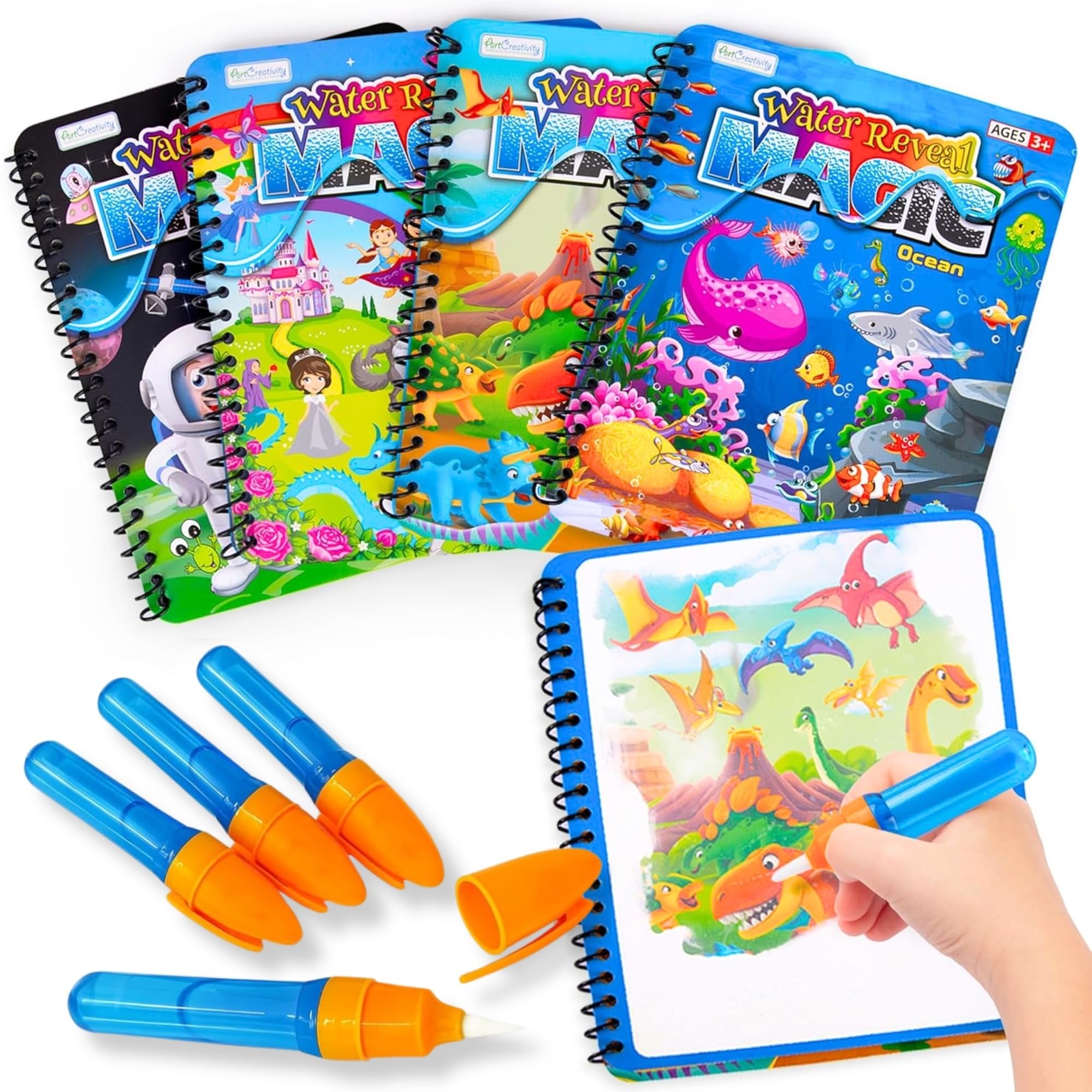 Magic Water Coloring Book Set
