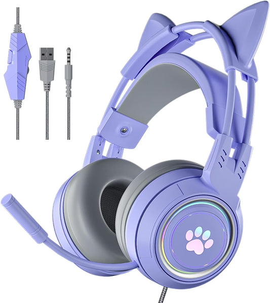 Cat Ear Wireless Gaming Headset