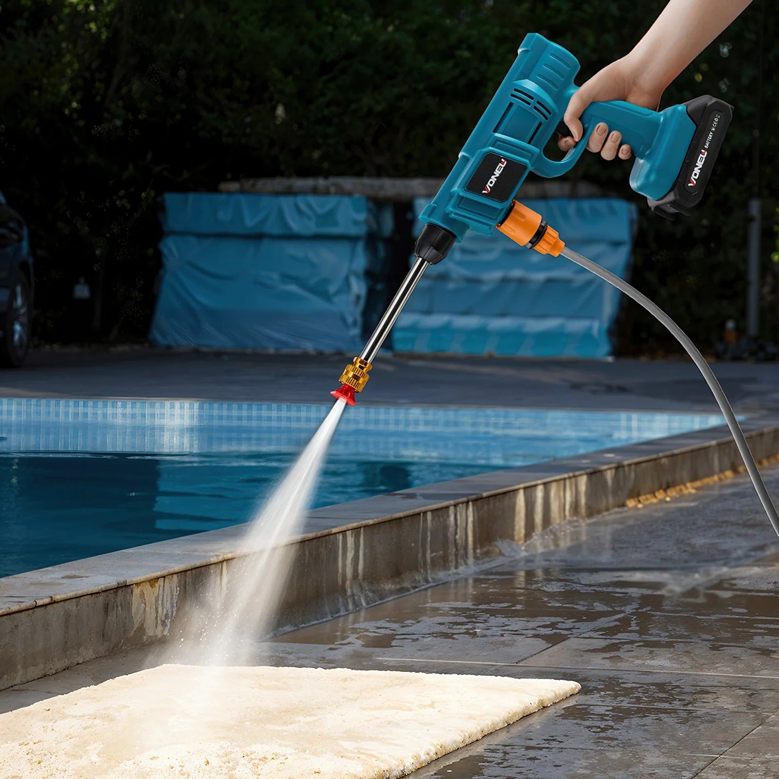 Car Pressure Washer (With Battery)