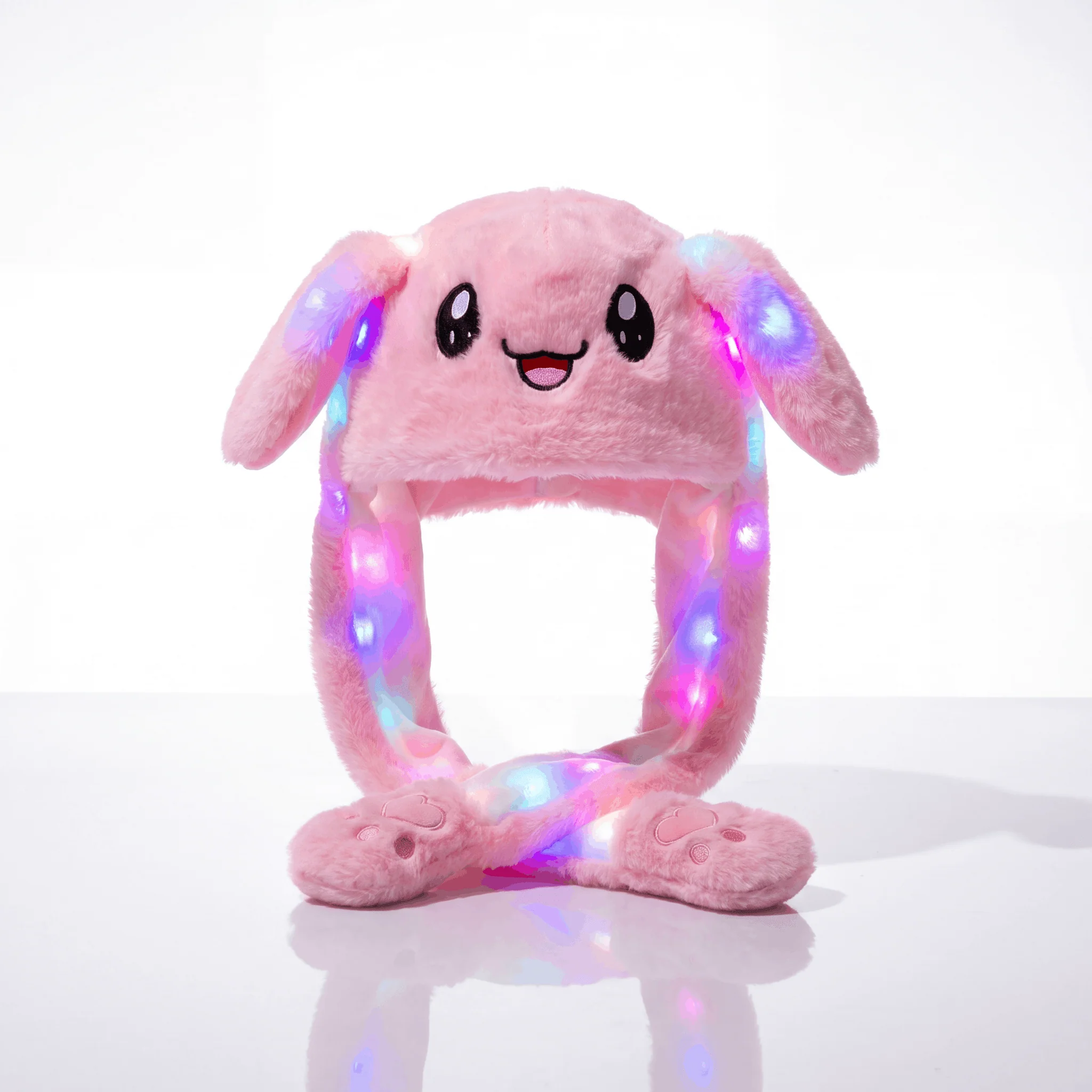 GlowBunny LED Plush Hat