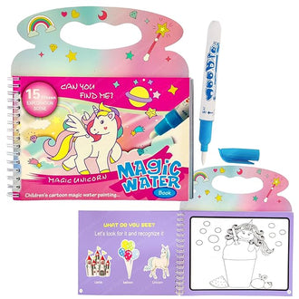 Magic Water Coloring Book Set